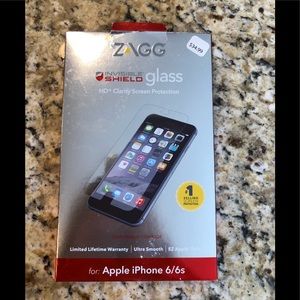 Zagg invisible shield -glass for iPhone 6/6s